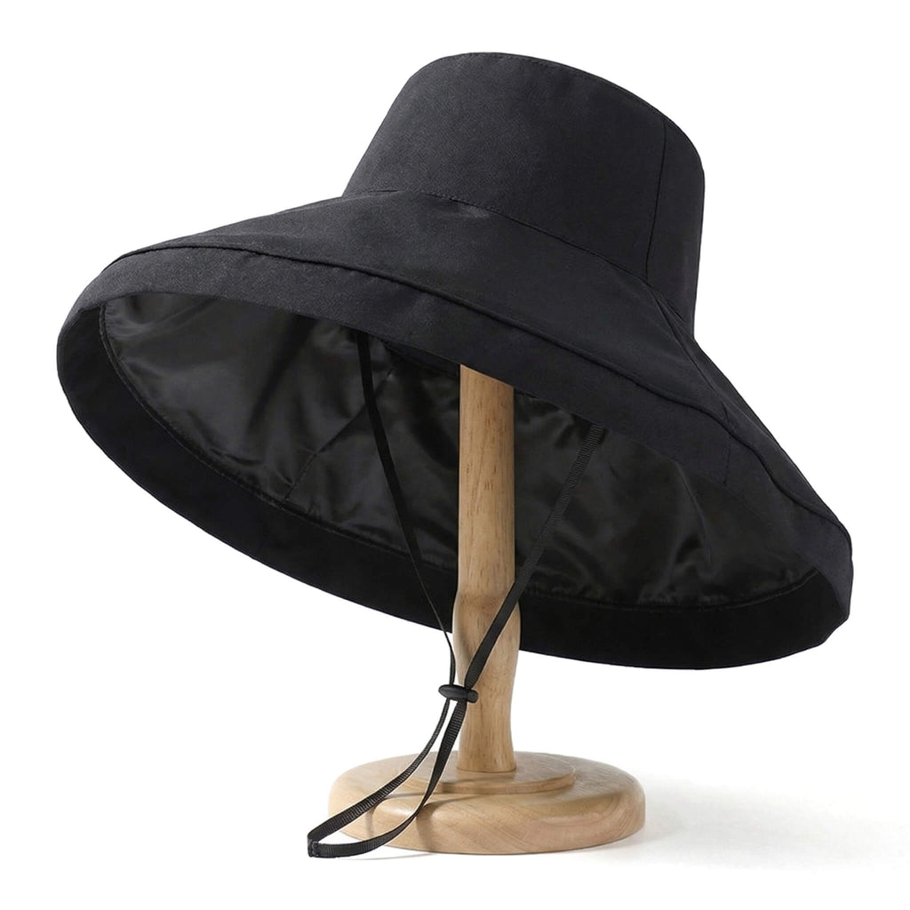 Womens Wide Brim Sun Bucket Hat – Foldable UV Protection Summer  Hat