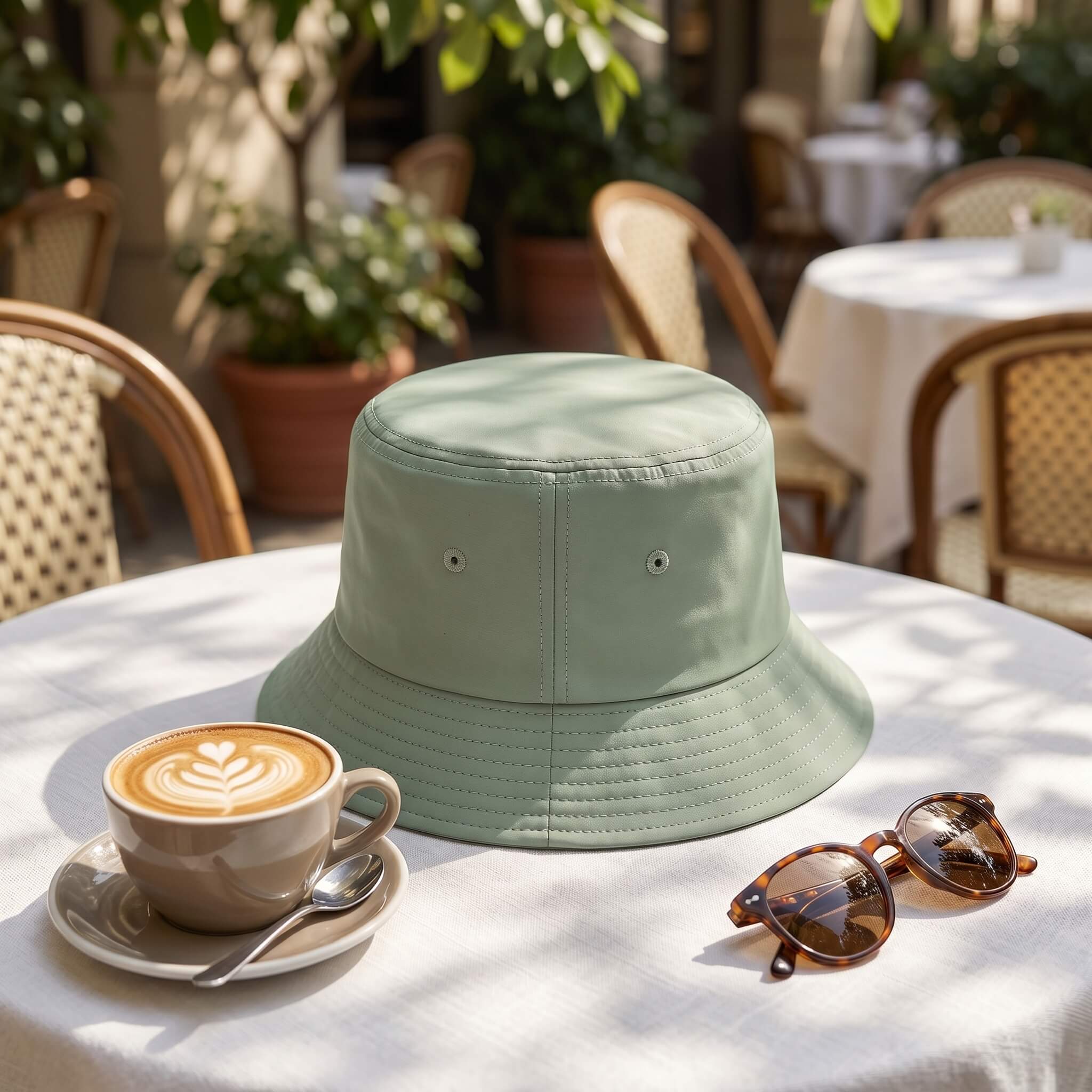 Meriple big head bucket hat lifestyle - perfect for outdoor travel and sunny days