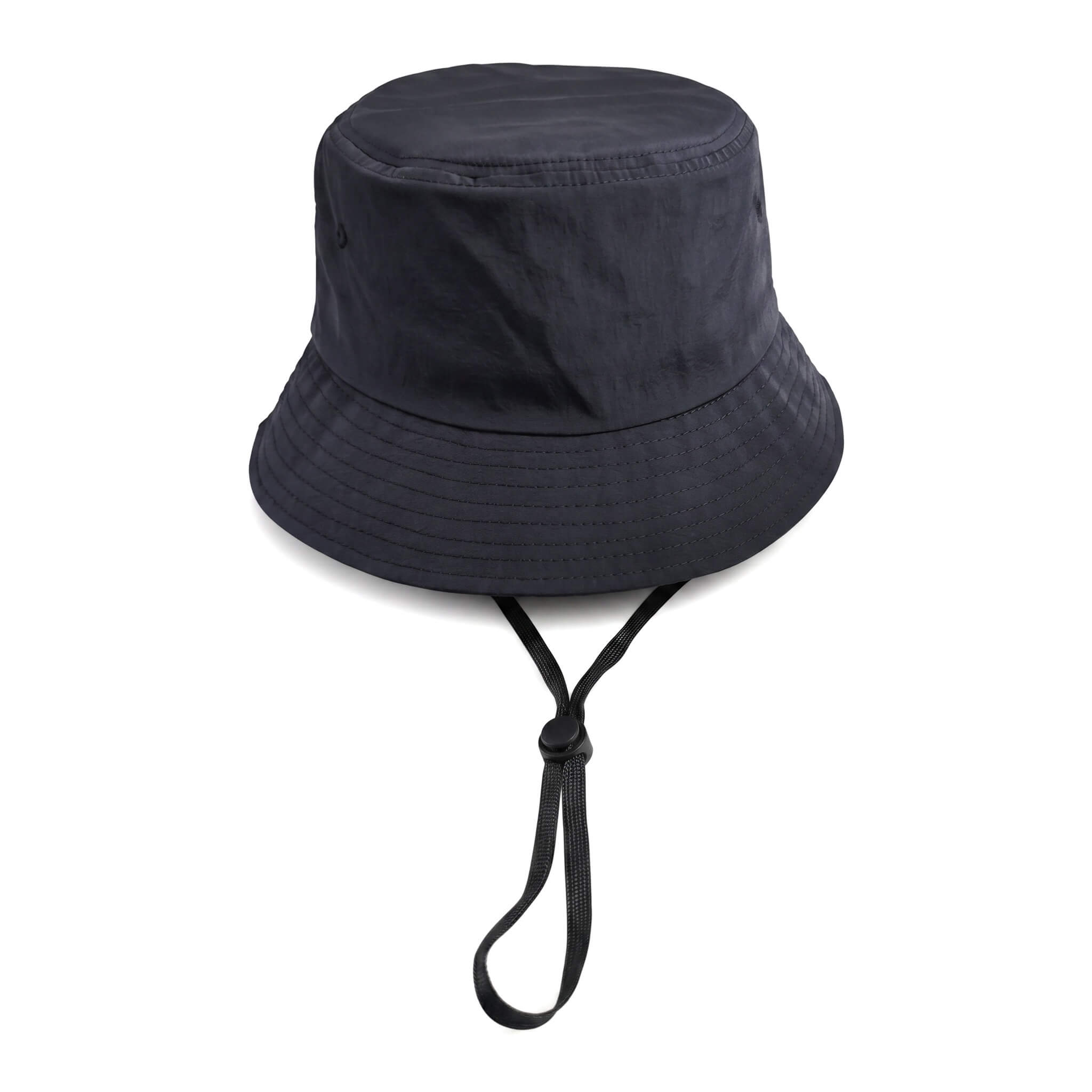 Meriple black waterproof bucket hat for big heads 60-66cm - quick-dry and breathable