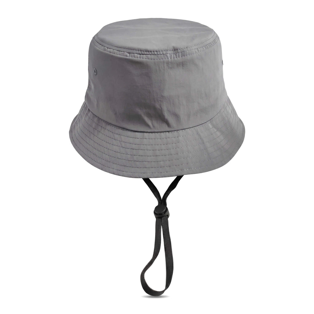 Meriple gray waterproof bucket hat for large heads 60-66cm - lightweight outdoor sun hat
