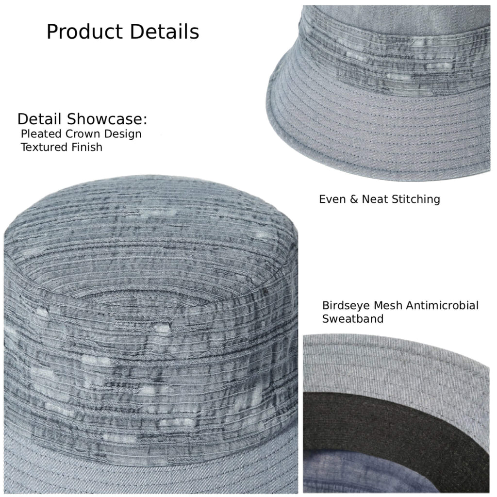Product details of Meriple hat: Pleated crown design, even stitching, and antimicrobial birdseye mesh sweatband.3-Season Versatility: Perfect for Spring, Summer, and Autumn.