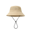 Khaki sun bucket hats, adjustable and windproof for all outdoor activities