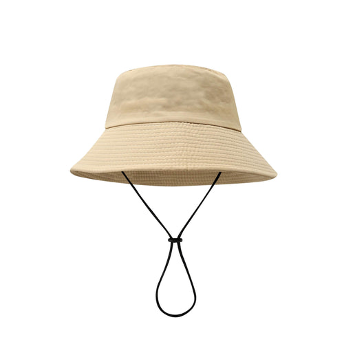 Khaki sun bucket hats, adjustable and windproof for all outdoor activities