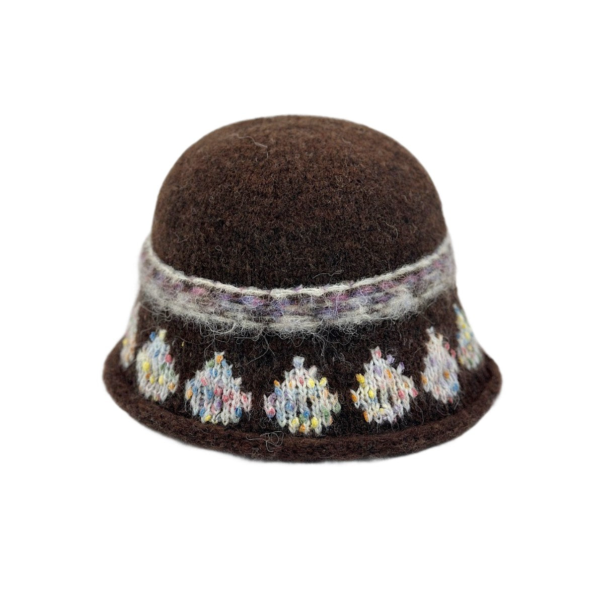 Vintage Cable-Knit Fisherman Hat | Chunky Winter Beanie with Jacquard Detail