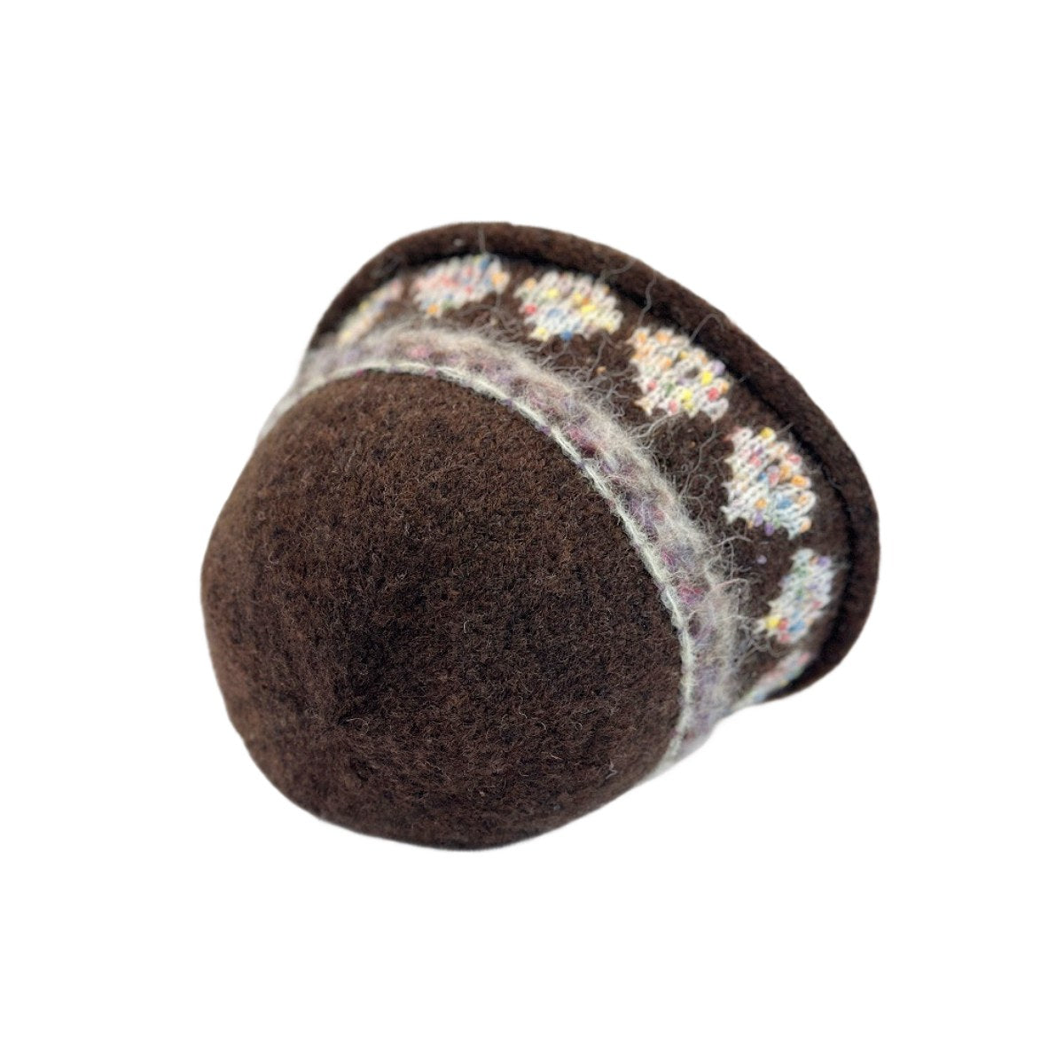 Vintage Cable-Knit Fisherman Hat | Chunky Winter Beanie with Jacquard Detail