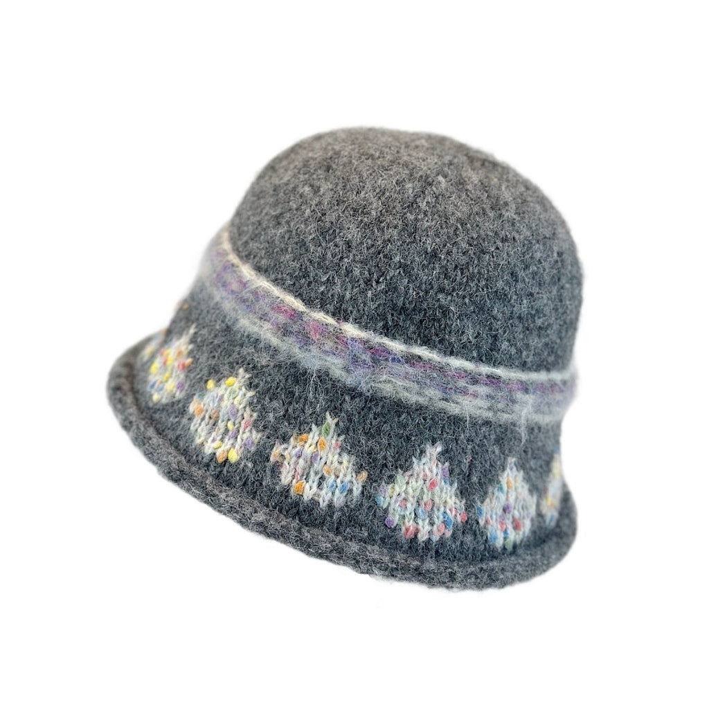 Vintage Cable-Knit Fisherman Hat | Chunky Winter Beanie with Jacquard Detail