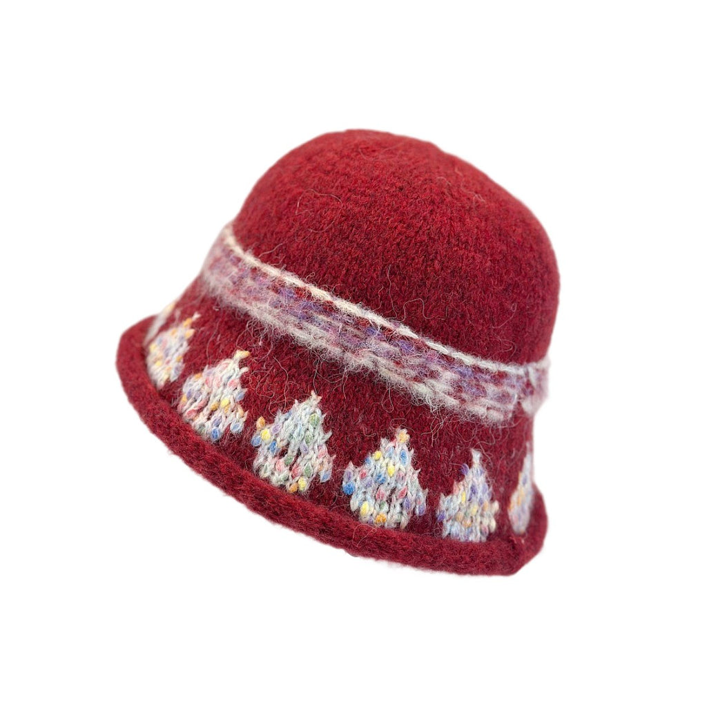 Vintage Cable-Knit Fisherman Hat | Chunky Winter Beanie with Jacquard Detail