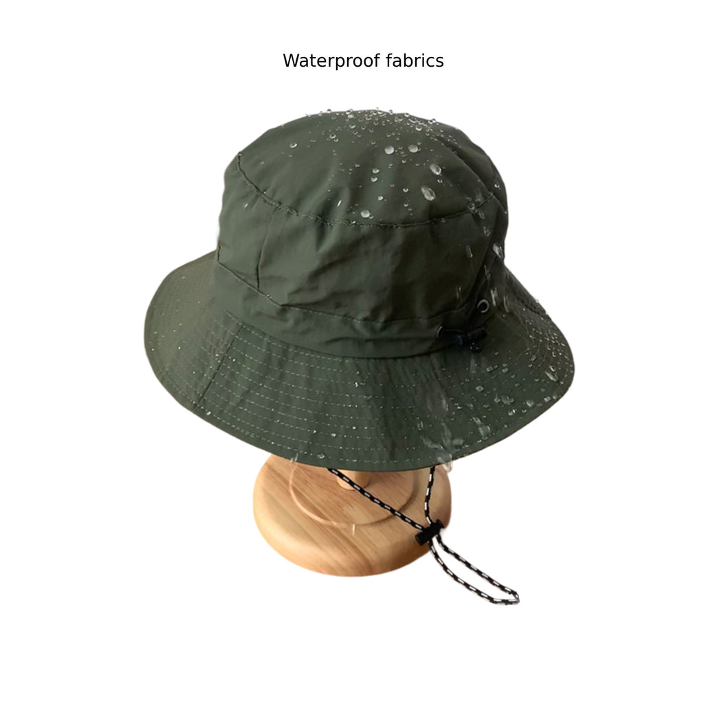 army green waterproof sun hat meriple foldable bucket cap with protection for beach travel

