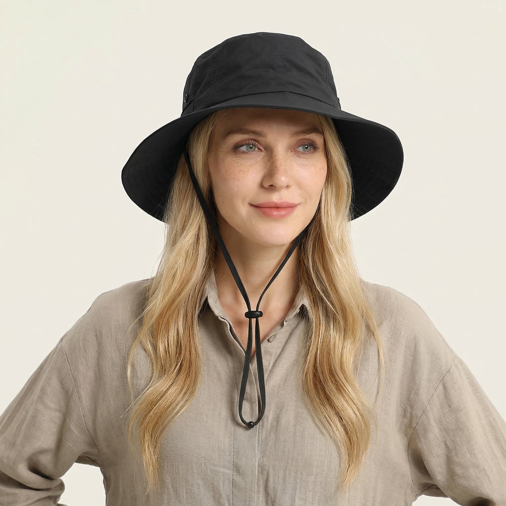 This Meriple  sun protection bucket hat is designed for all your spring and summer outdoor activities. Featuring UV protection, an adjustable size for a perfect fit, and a quick-dry fabric that keeps you comfortable in any weather. The deep crown design and large side vents enhance breathability, making this hat not only practical but also incredibly comfortable for all-day wear.